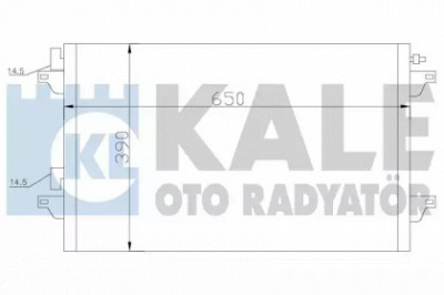 KALE OTO RADYATOR 382600 -  Конденсатор, кондиционер